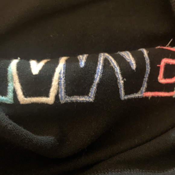 Men’s medium Champion black cotton t-shirt with multi-colored embroidered
L - Picture 4 of 7